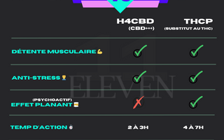 THCP vs H4CBD : Avis et différences des effets