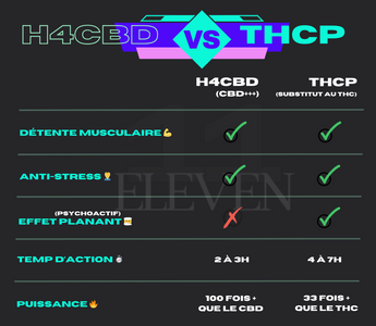 THCP vs H4CBD : Avis et différences des effets
