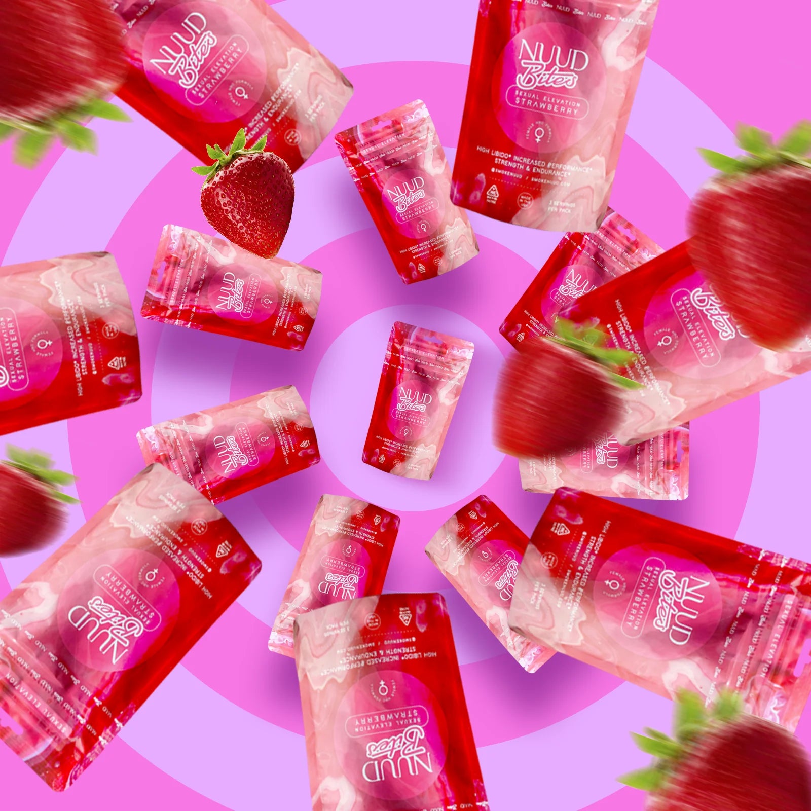 Gummies h4CBD aphrodisiaque fraise