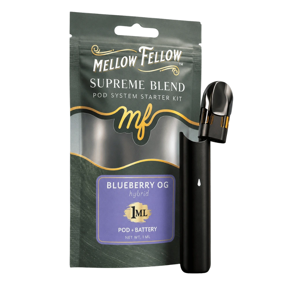 best mellow fellow vape Vapes + Pods Mellow Fellow Supreme Blend 1000mg – ELEVEN THC