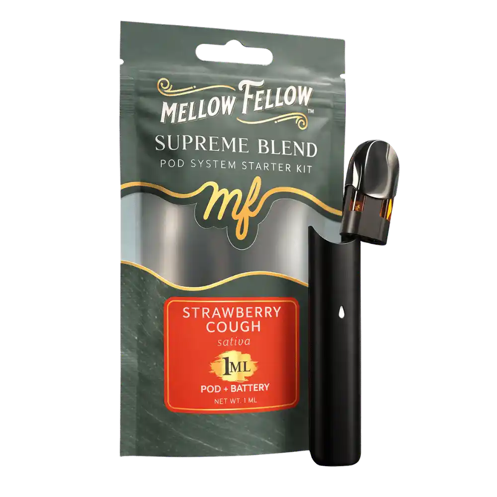 Vapes + Pods Mellow Fellow Supreme Blend 1000mg ELEVEN THC Vapes + Pods Mellow Fellow Supreme Blend 1000mg ELEVEN THC